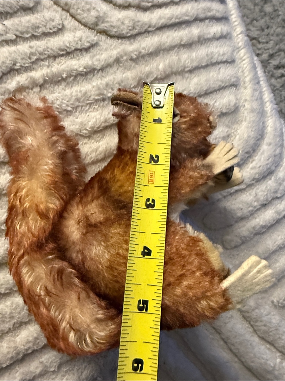 đżď¸ Rare Vintage Steiff Mohair Squirrel w/ Button â 1950s German Plush â - Picture 5 of 9